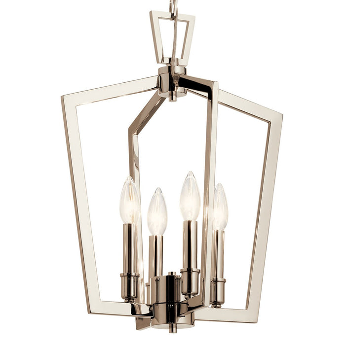 Myhouse Lighting Kichler - 43498PN - Four Light Pendant - Abbotswell - Polished Nickel