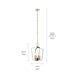 Myhouse Lighting Kichler - 43498PN - Four Light Pendant - Abbotswell - Polished Nickel