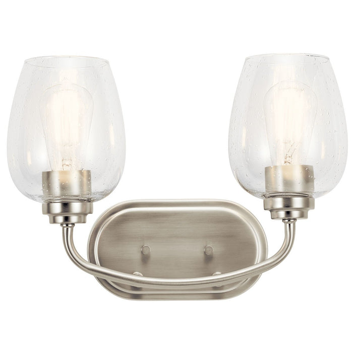 Myhouse Lighting Kichler - 45128NICS - Two Light Bath - Valserrano - Brushed Nickel