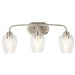 Myhouse Lighting Kichler - 45129NICS - Three Light Bath - Valserrano - Brushed Nickel