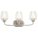 Myhouse Lighting Kichler - 45129NICS - Three Light Bath - Valserrano - Brushed Nickel