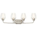 Myhouse Lighting Kichler - 45130NICS - Four Light Bath - Valserrano - Brushed Nickel