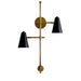 Myhouse Lighting Kichler - 52174BK - Two Light Wall Sconce - Sylvia - Black