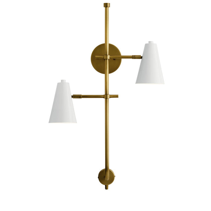 Myhouse Lighting Kichler - 52174WH - Two Light Wall Sconce - Sylvia - White