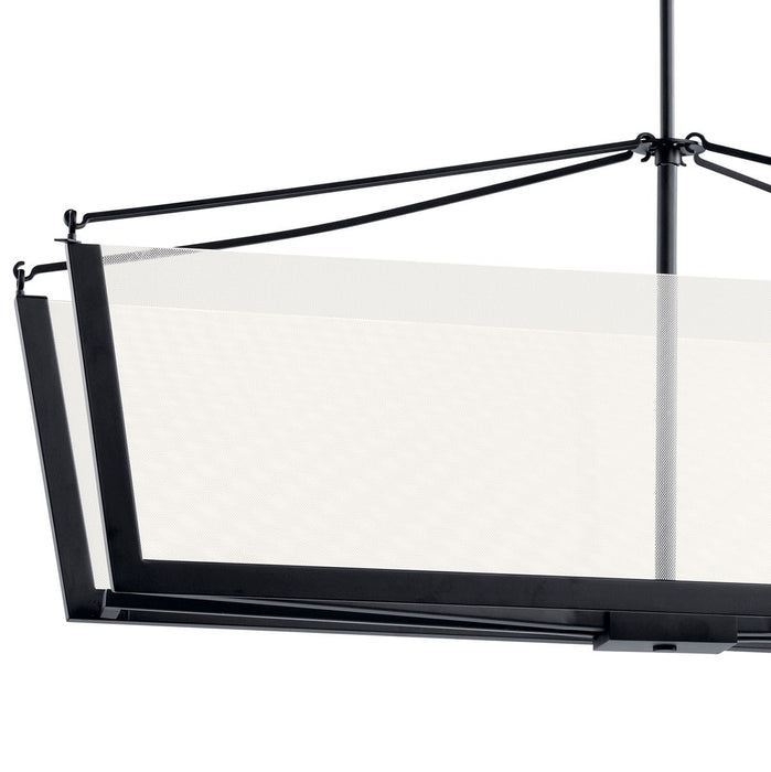 Myhouse Lighting Kichler - 52293BKLED - LED Linear Chandelier - Calters - Black