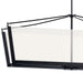 Myhouse Lighting Kichler - 52293BKLED - LED Linear Chandelier - Calters - Black