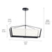 Myhouse Lighting Kichler - 52293BKLED - LED Linear Chandelier - Calters - Black