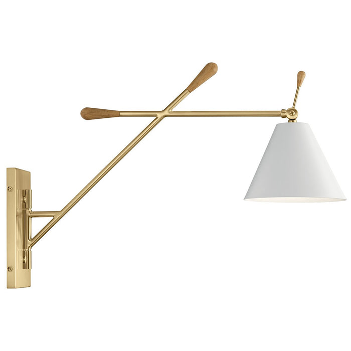 Myhouse Lighting Kichler - 52339CG - One Light Wall Sconce - Finnick - Champagne Gold