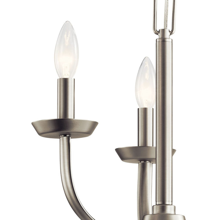 Myhouse Lighting Kichler - 52383NI - Three Light Mini Chandelier - Kennewick - Brushed Nickel