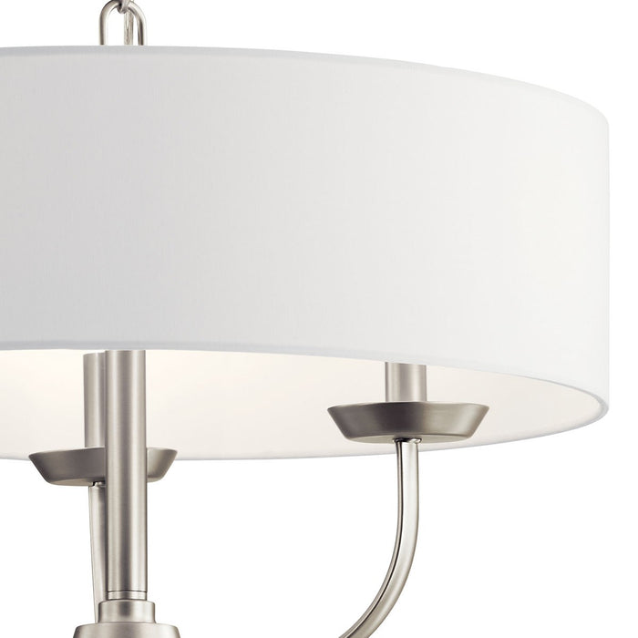 Myhouse Lighting Kichler - 52384NI - Three Light Chandelier - Kennewick - Brushed Nickel