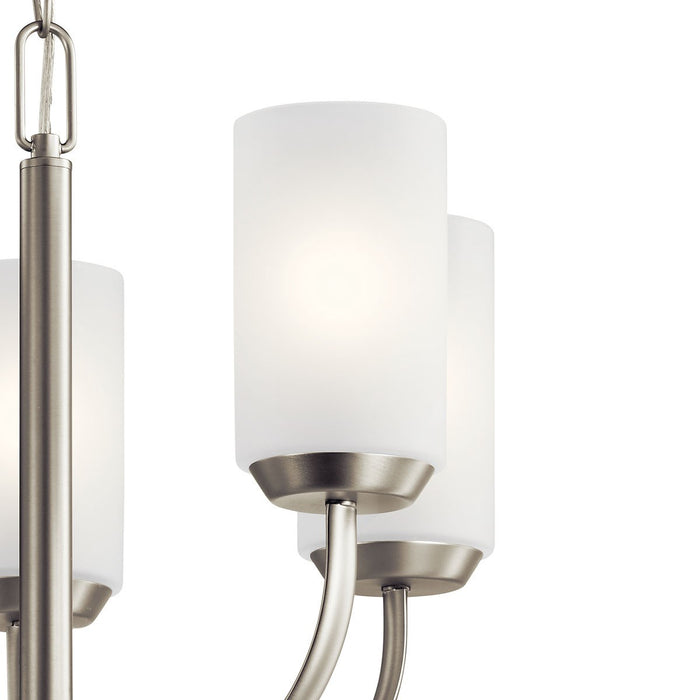 Myhouse Lighting Kichler - 52386NI - Five Light Chandelier - Kennewick - Brushed Nickel