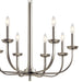 Myhouse Lighting Kichler - 52388NI - Eight Light Chandelier - Kennewick - Brushed Nickel