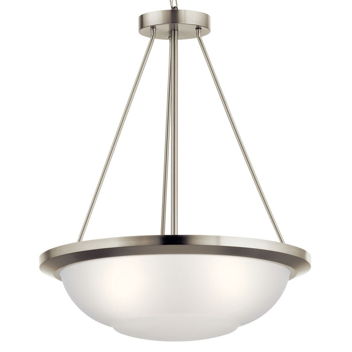 Myhouse Lighting Kichler - 52393NI - Three Light Pendant - Ritson - Brushed Nickel