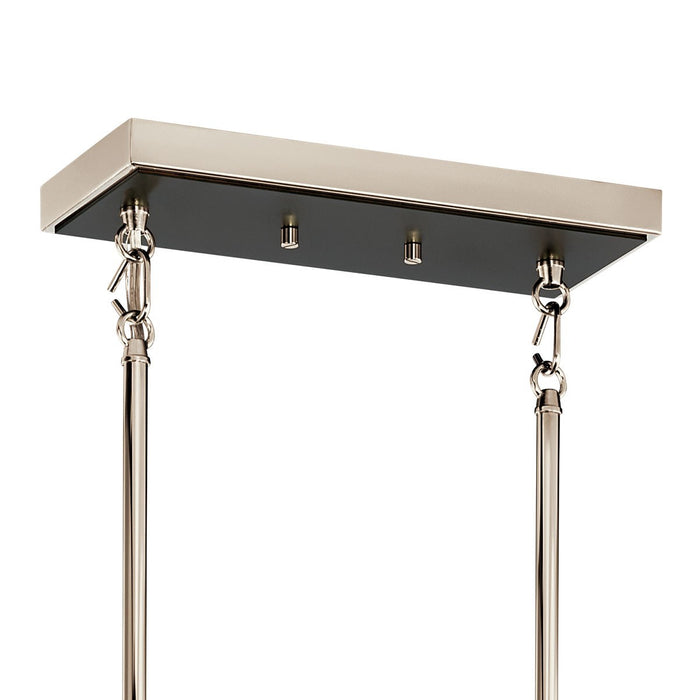 Myhouse Lighting Kichler - 52404PN - Five Light Linear Chandelier - Eastmont - Polished Nickel