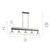 Myhouse Lighting Kichler - 52404PN - Five Light Linear Chandelier - Eastmont - Polished Nickel