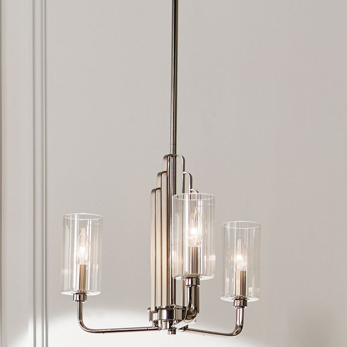 Myhouse Lighting Kichler - 52410PN - Three Light Chandelier - Kimrose - Polished Nickel