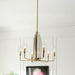 Myhouse Lighting Kichler - 52411BNB - Six Light Chandelier - Kimrose - Brushed Natural Brass