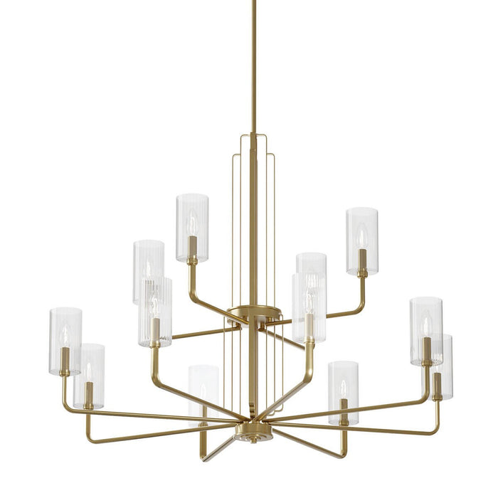 Myhouse Lighting Kichler - 52412BNB - 12 Light Chandelier - Kimrose - Brushed Natural Brass