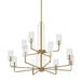 Myhouse Lighting Kichler - 52412BNB - 12 Light Chandelier - Kimrose - Brushed Natural Brass