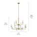 Myhouse Lighting Kichler - 52412BNB - 12 Light Chandelier - Kimrose - Brushed Natural Brass