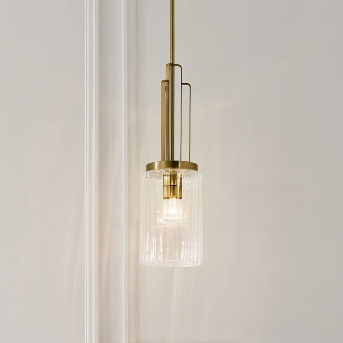 Myhouse Lighting Kichler - 52414BNB - One Light Mini Pendant - Kimrose - Brushed Natural Brass