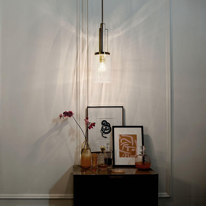 Myhouse Lighting Kichler - 52414BNB - One Light Mini Pendant - Kimrose - Brushed Natural Brass