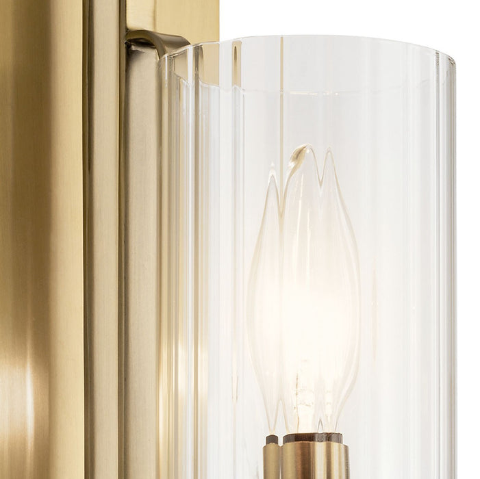 Myhouse Lighting Kichler - 52415BNB - One Light Wall Sconce - Kimrose - Brushed Natural Brass