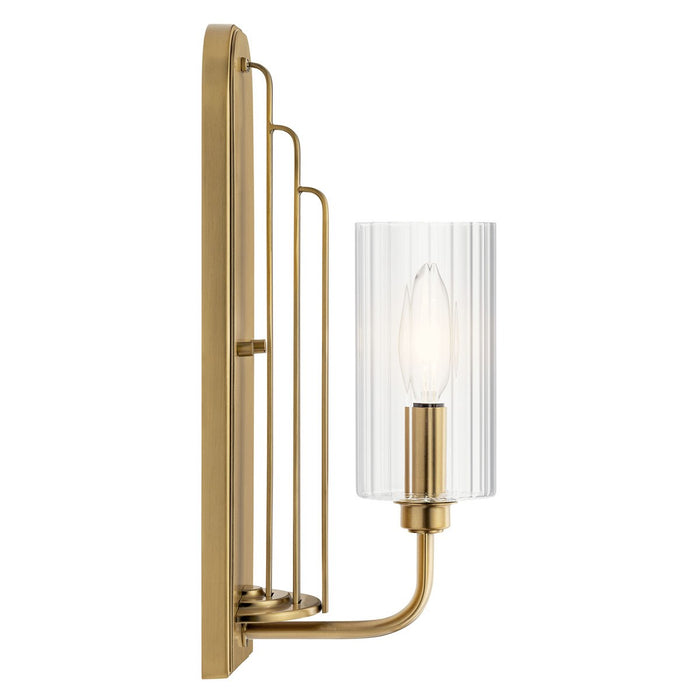 Myhouse Lighting Kichler - 52415BNB - One Light Wall Sconce - Kimrose - Brushed Natural Brass