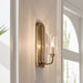 Myhouse Lighting Kichler - 52415BNB - One Light Wall Sconce - Kimrose - Brushed Natural Brass