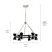 Myhouse Lighting Kichler - 52418BKLED - LED Chandelier - Baland - Black