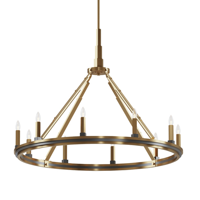 Myhouse Lighting Kichler - 52421BNB - Ten Light Chandelier - Emmala - Brushed Natural Brass