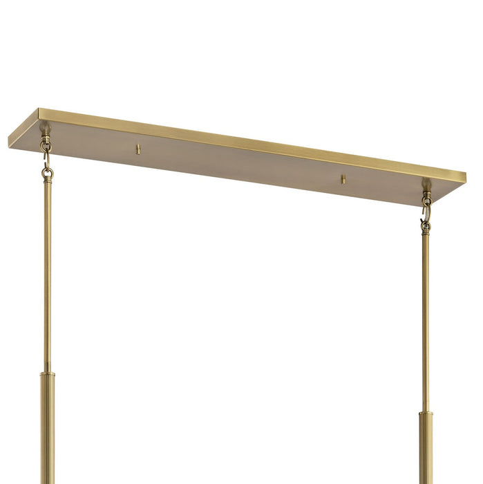 Myhouse Lighting Kichler - 52425BNB - Five Light Linear Chandelier - Torvee - Brushed Natural Brass