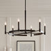 Myhouse Lighting Kichler - 52427BK - Six Light Chandelier - Tolani - Black