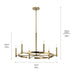 Myhouse Lighting Kichler - 52427BNB - Six Light Chandelier - Tolani - Brushed Natural Brass