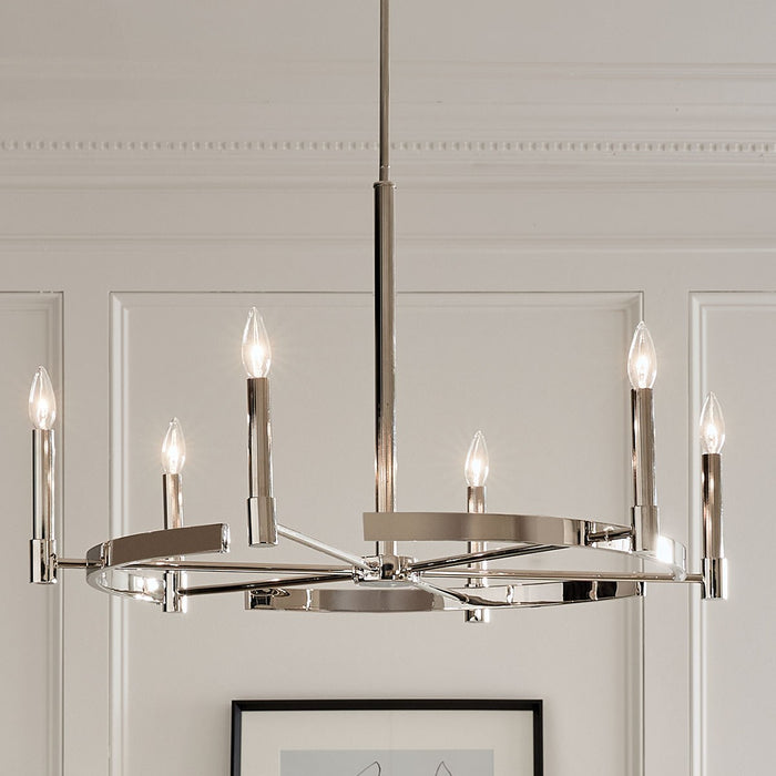 Myhouse Lighting Kichler - 52427PN - Six Light Chandelier - Tolani - Polished Nickel