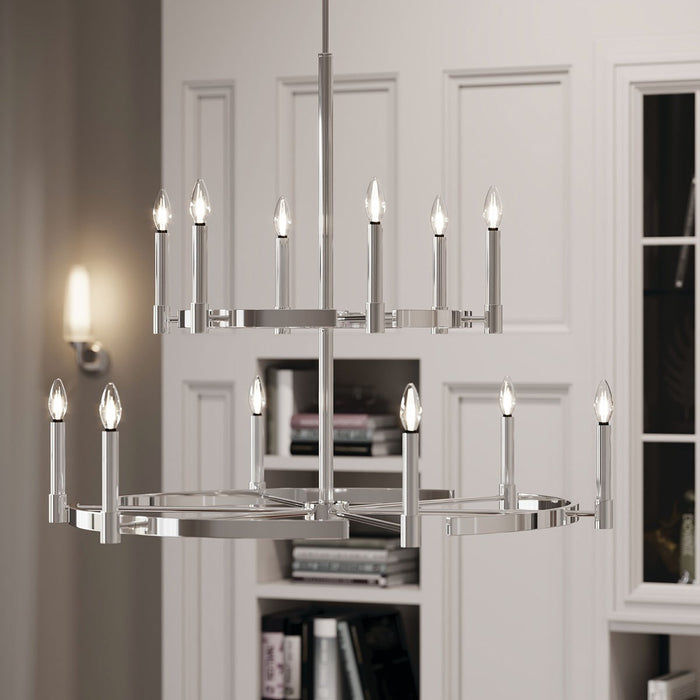 Myhouse Lighting Kichler - 52428PN - 12 Light Chandelier - Tolani - Polished Nickel