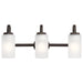 Myhouse Lighting Kichler - 55087OZ - Three Light Bath - Kennewick - Olde Bronze