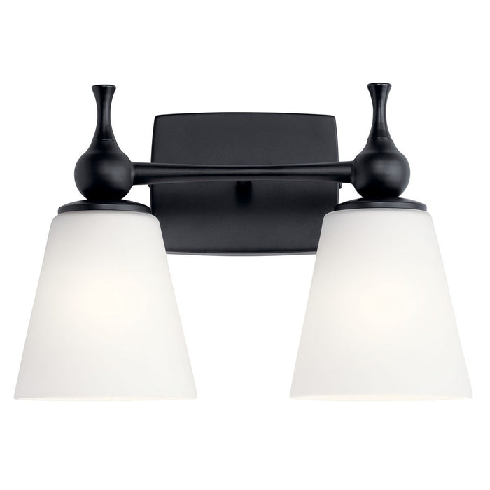 Myhouse Lighting Kichler - 55091BK - Two Light Bath - Cosabella - Black