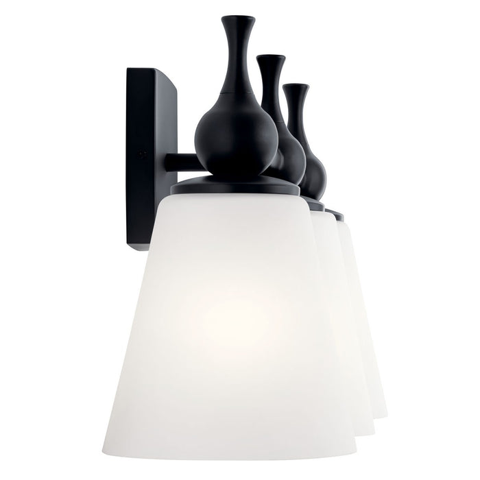 Myhouse Lighting Kichler - 55092BK - Three Light Bath - Cosabella - Black