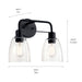 Myhouse Lighting Kichler - 55101BK - Two Light Bath - Meller - Black