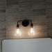 Myhouse Lighting Kichler - 55101BK - Two Light Bath - Meller - Black