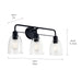 Myhouse Lighting Kichler - 55102BK - Three Light Bath - Meller - Black