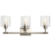 Myhouse Lighting Kichler - 55107SN - Three Light Bath - Harvan - Satin Nickel