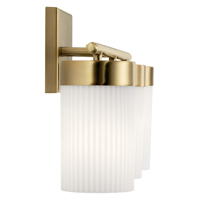 Myhouse Lighting Kichler - 55112BNB - Three Light Bath - Ciona - Brushed Natural Brass