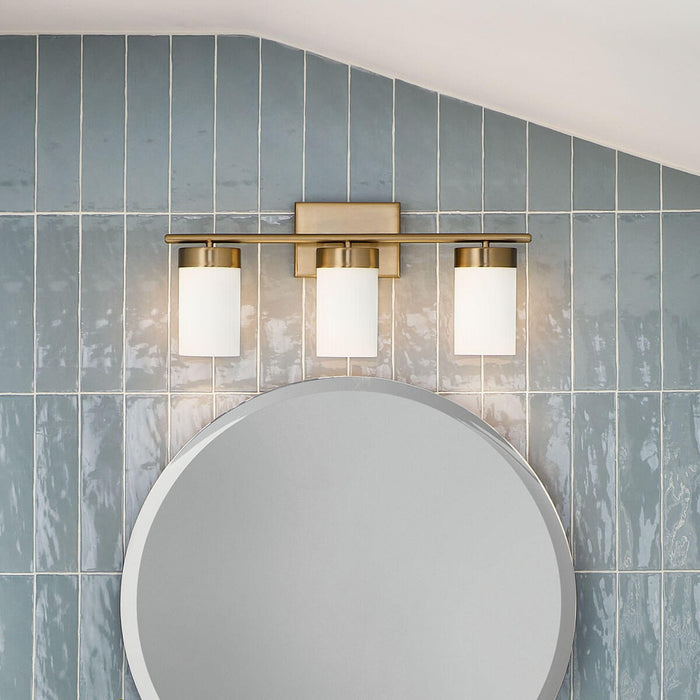 Myhouse Lighting Kichler - 55112BNB - Three Light Bath - Ciona - Brushed Natural Brass