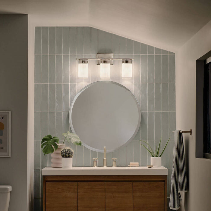 Myhouse Lighting Kichler - 55112PN - Three Light Bath - Ciona - Polished Nickel