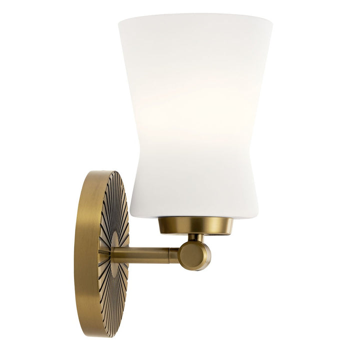 Myhouse Lighting Kichler - 55115BNB - One Light Wall Sconce - Brianne - Brushed Natural Brass