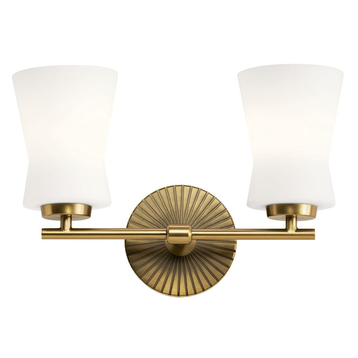 Myhouse Lighting Kichler - 55116BNB - Two Light Bath - Brianne - Brushed Natural Brass