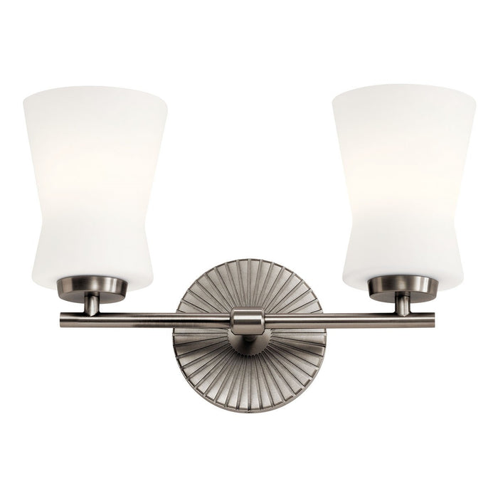 Myhouse Lighting Kichler - 55116CLP - Two Light Bath - Brianne - Classic Pewter