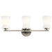 Myhouse Lighting Kichler - 55117CLP - Three Light Bath - Brianne - Classic Pewter